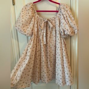 Floral baby doll dress